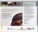 Image of inside cover of ‘LS8: People Building Stories’ publication.